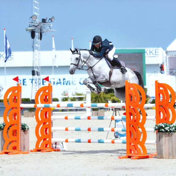 Chupalina 2. Platz in 1m35 in Peelbergen (NED)